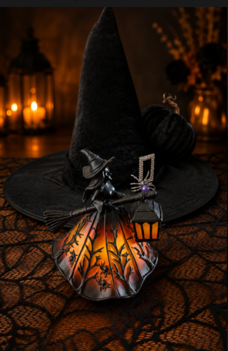 The Halloween Box - Black Velvet & Gold