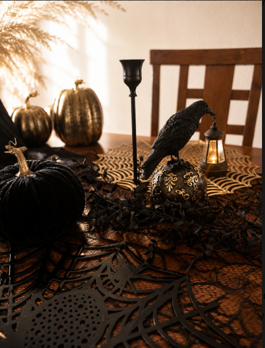 The Halloween Box - Black Velvet & Gold